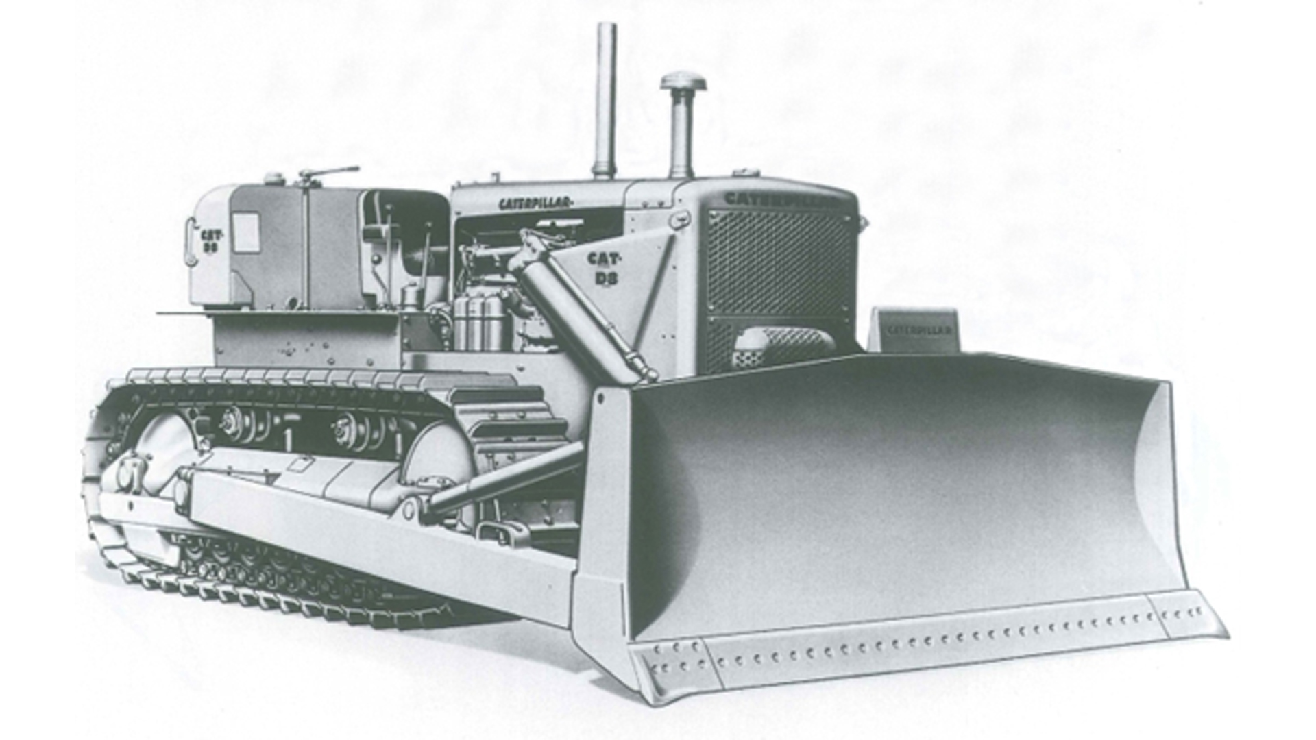 D8 14A tractor with 8S blade and No. 46 hydraulic controlt